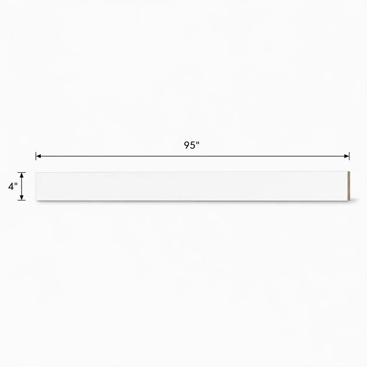 4" x 95" Toe Kick (Standard)