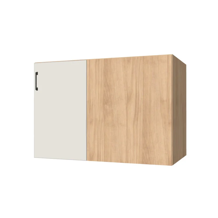 45" Blind Corner Base Cabinet - Door on Right/Left Side - (Hardrock Maple Melamine Boxes - Flat Panel Doors)