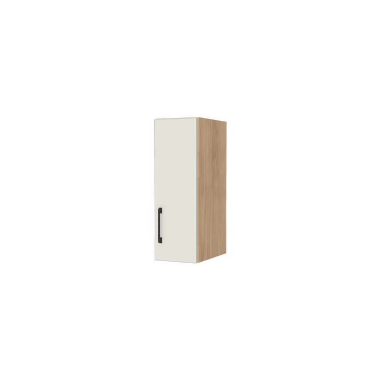 8" Wide x 24" High Wall Cabinet - (Ply Wood Boxes - Flat Panel Doors)